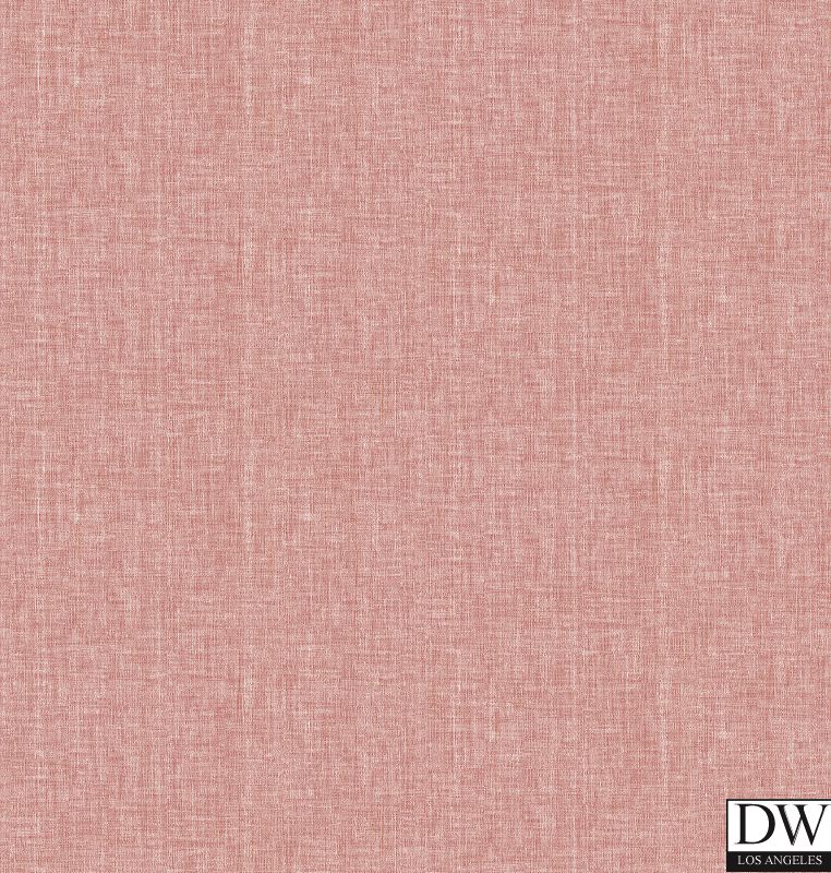 Oasis Red Linen Wallpaper