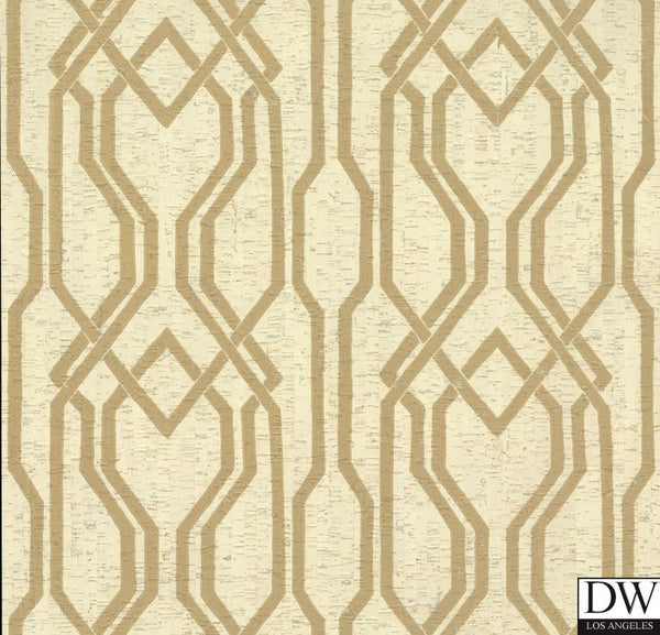 Trellis Cork Wallpaper | Phillipe Romano