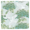 Copy of Heron and Sprig - Light Blue - Designer Wallcoverings and Fabrics