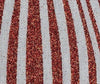 Glamor Glitter - Silver Red Rasberry