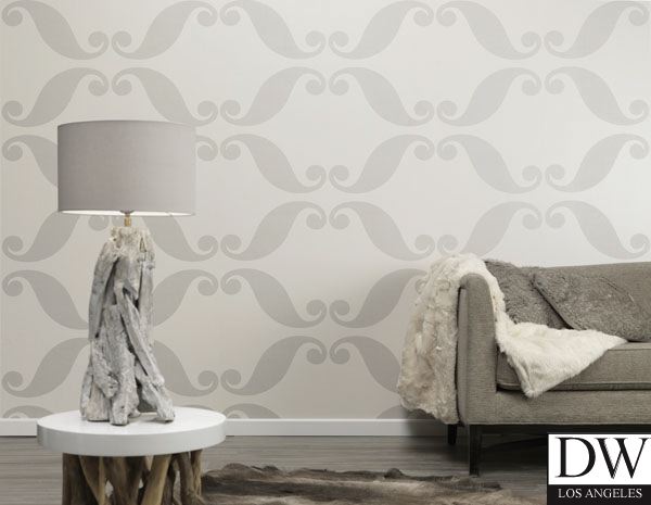 Neutral Moustache Wallpaper