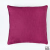 Deer Damask Cushion - Claret Red