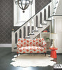 Tetra Charcoal Quatrefoil Wallpaper