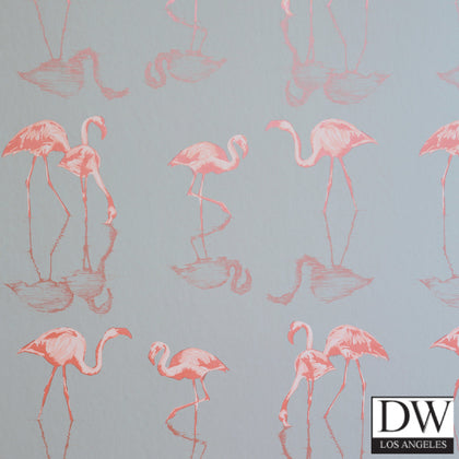 Nakura Flamingos Wallcovering - 1