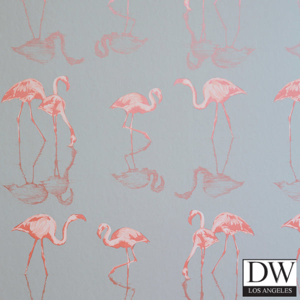 Nakura Flamingos Wallcovering - 1