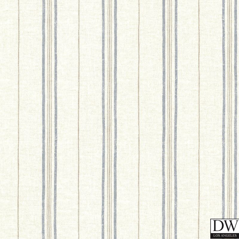 Calais Navy Grain Stripe Wallpaper