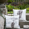 The Waterhole Fabric - Elephants - 1