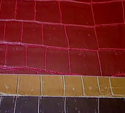 Alligator Croc Wallcovering Book - Example of 3 colors