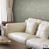 Zoe Ocean Coco Damask Wallpaper