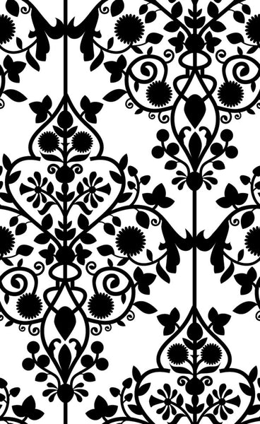 Diane's Digital Damask - Scalable - Shown : 12Hx19V Repeat - Pat