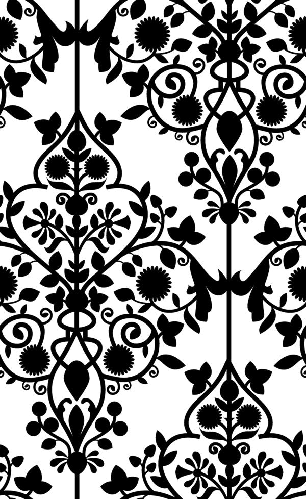 Diane's Digital Damask - Scalable - Shown : 12Hx19V Repeat - Pat