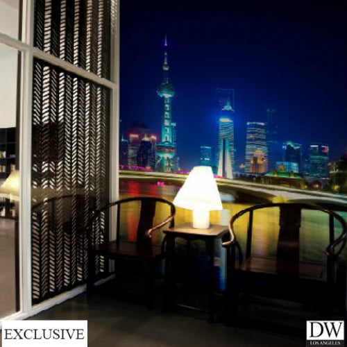 Shanghai's Future Skyline Wallmural