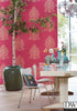 Till Red President Damask Wallpaper