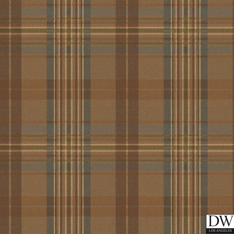 Austin Blue Plaid Wallpaper