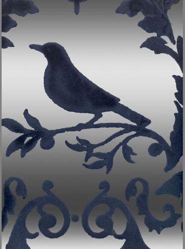 Katie Damask - White on Silver