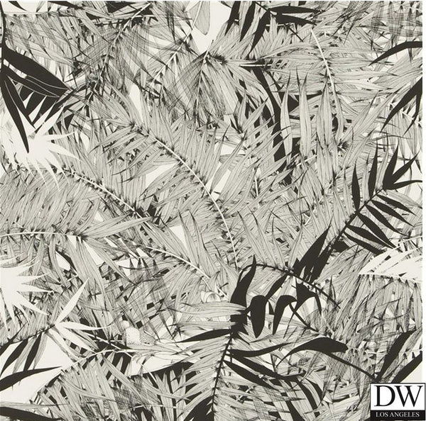Saint Germaine Palm Leaf Wallpaper