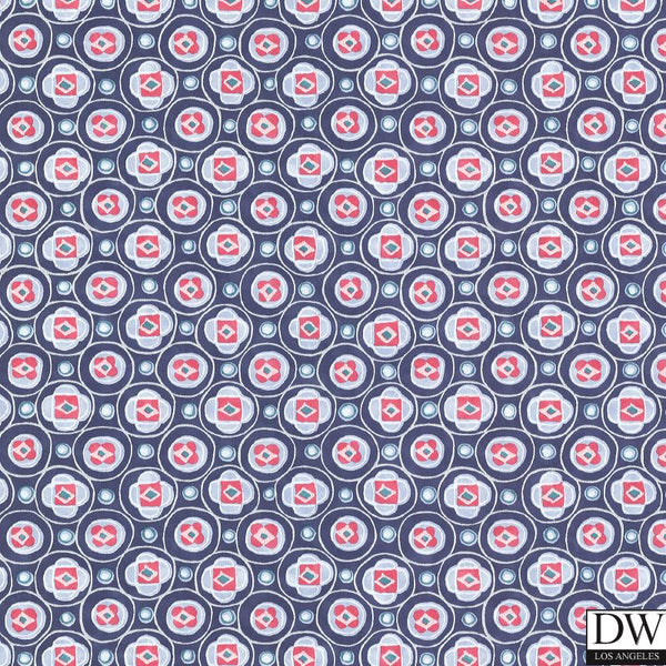 La Rambla Ocean Modern Geometric Wallcovering
