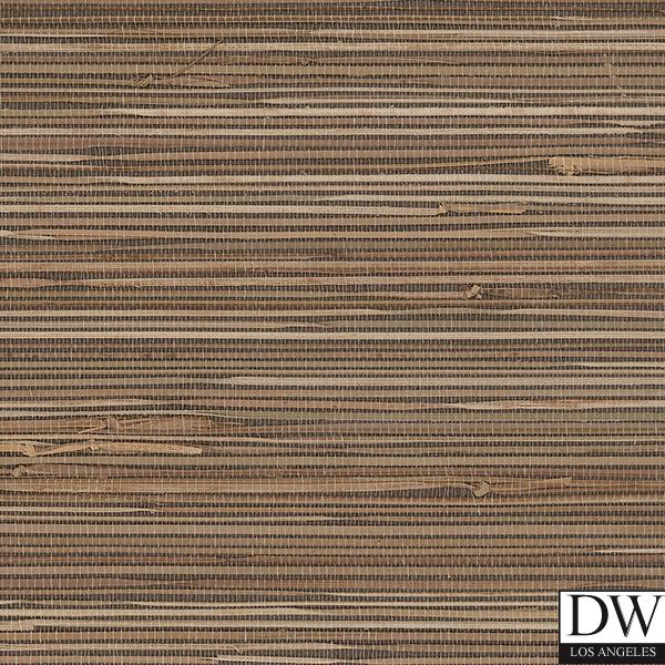 Italia Rough Weave Grasscloth Horizontal Spice | Phillipe Romano