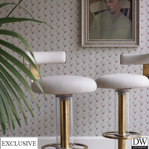 Tennis Toupe Wallcovering (Room Setting)