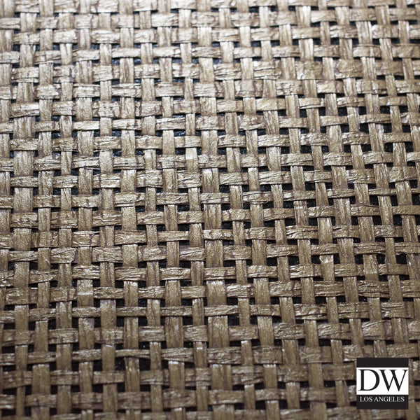 Topanga Canyon Metallic Natural Wallpaper | Phillipe Romano