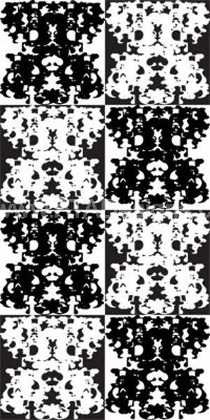 Abstract Jars Negative By Ata Designs- Ver.ATAD1029 - Black | Retro Walls