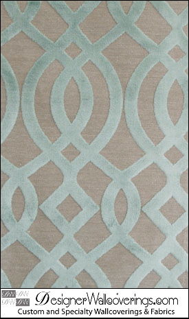 Champs-Elysees Chenille Trellis Lattice Fabric