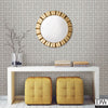 Maze Light Grey Tile Wallpaper
