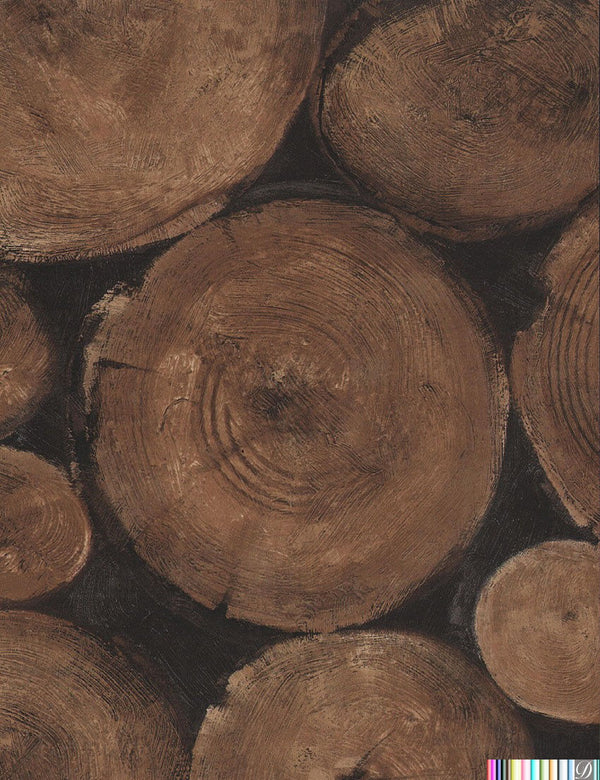 Wood Stumps - Timber Brown | British Walls