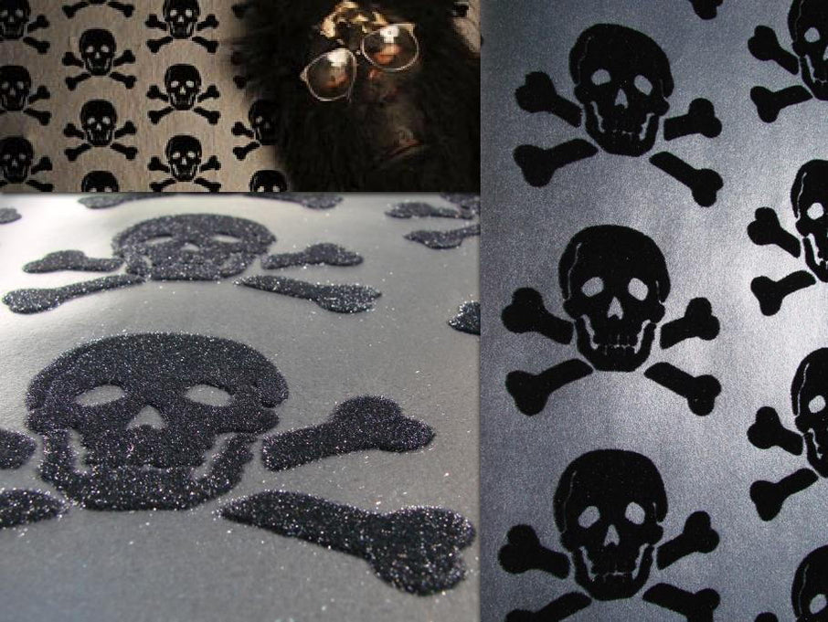 Flocked Velvet Velour Designer Wallcoverings and Fabrics