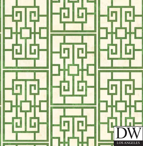 Oshima Faux Finish Greek Key Wallpaper