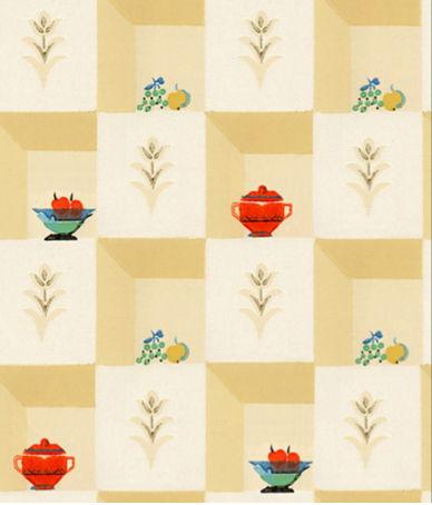 1950's Custom Vintage Kitchen Walls | Architectural Wallcoverings