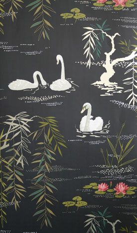 Swan River - A Lake Scenic Wallcovering -104