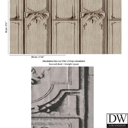 Georgio Glam Pleated Panel