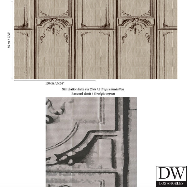 Georgio Glam Pleated Panel