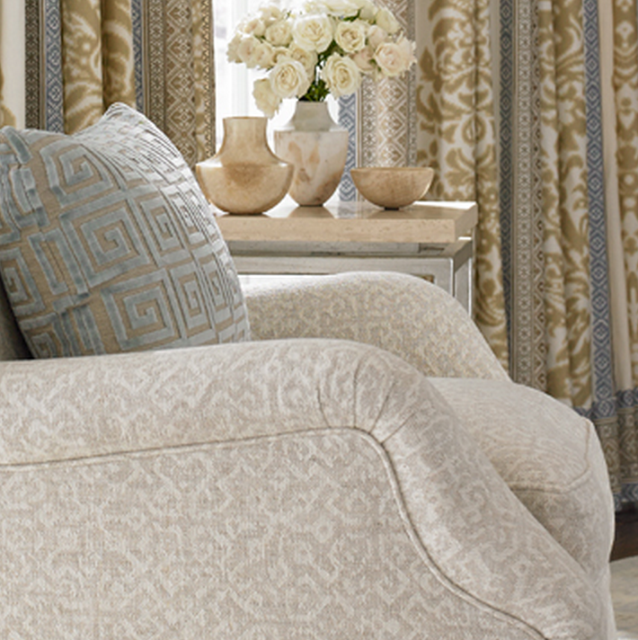 Lee Jofa as seen in Veranda -  Suzanne Kasler