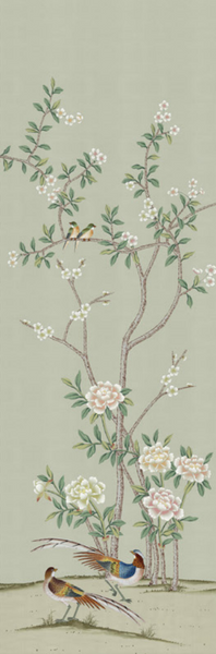 Et Cie Blossom Garden in Olive Panel #10