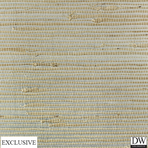 Mnila Jute on Metallic Grasscloth