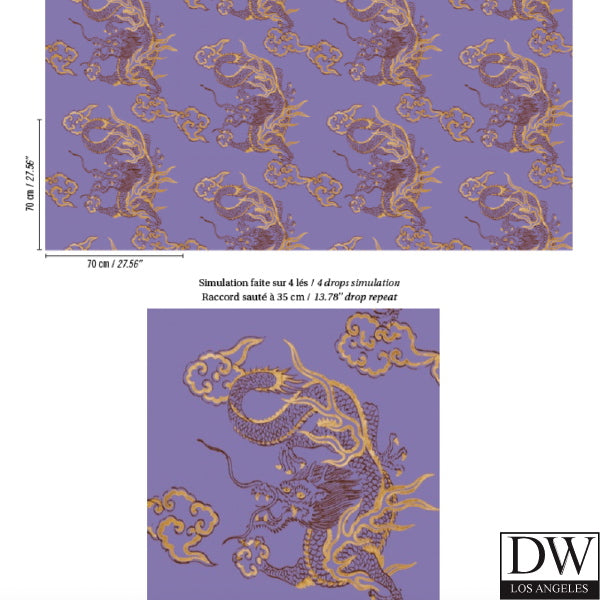 Glam Dragon Wallcovering