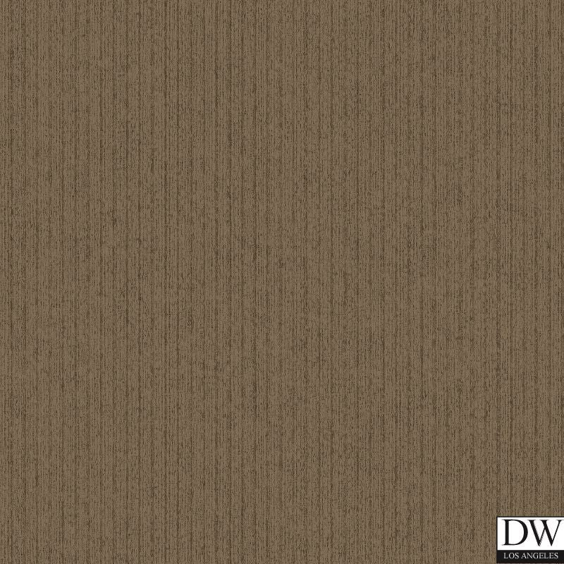 Mason Chocolate Stripe Texture Wallpaper