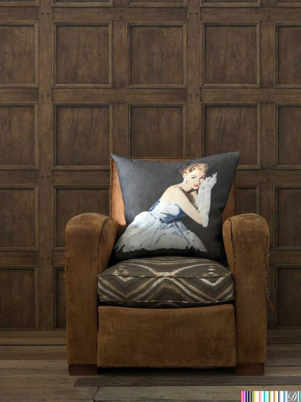 Lacrosse Coffered Wood Panel Wallcovering - Oak