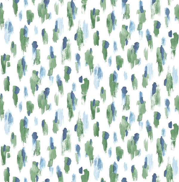 Catwalk - Navy & Green | Daisy Bennett