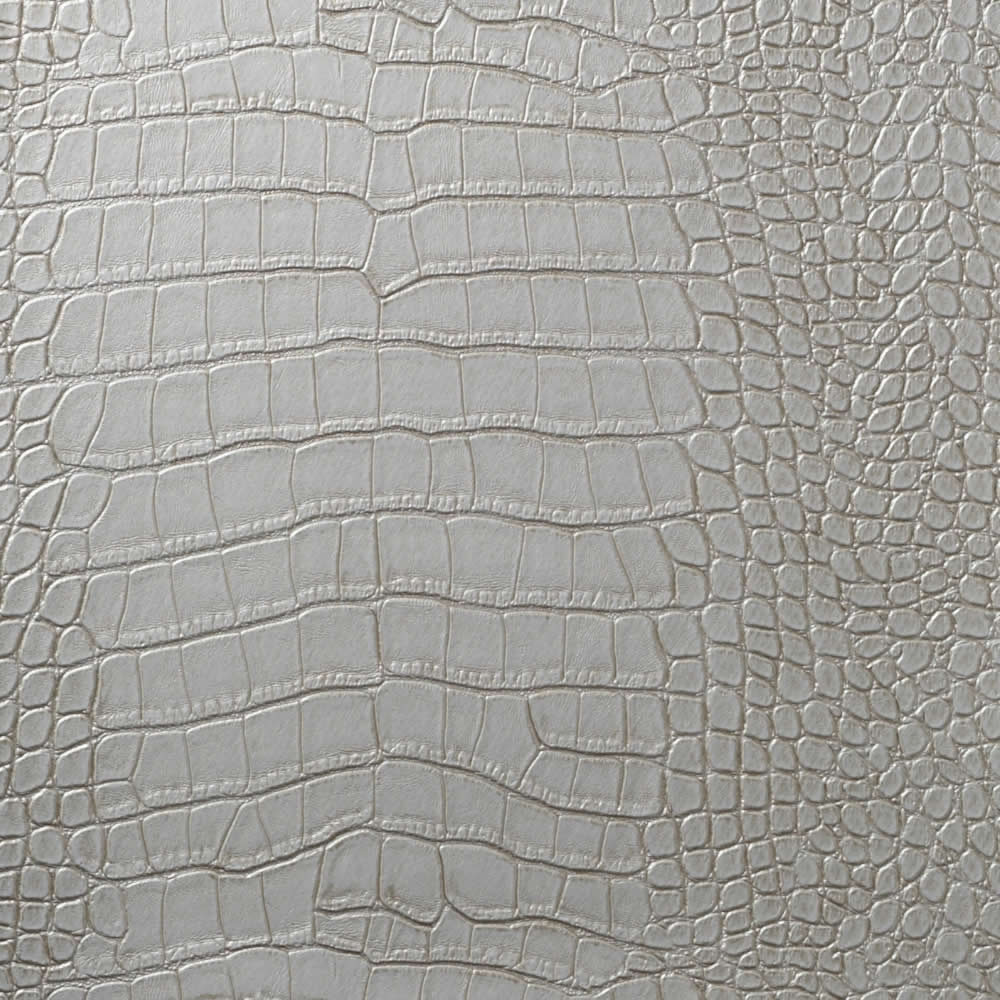 Le Embossed Croc - Silver