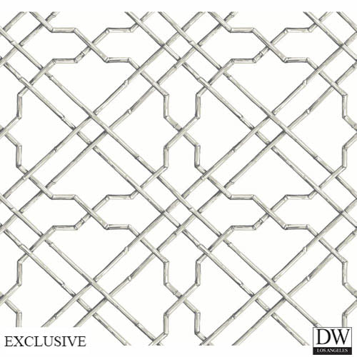 Shangri La Bamboo Trellis Wallpaper