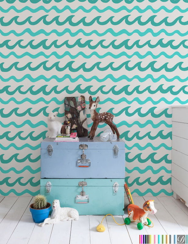 Swell Wallcovering by Aimee Wilder