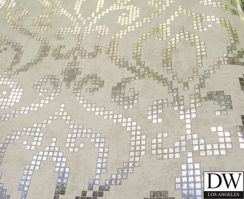 Lily Damask Mirror Print