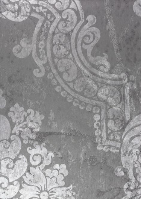 Aged Patina Glass Beaded Damask Twigs