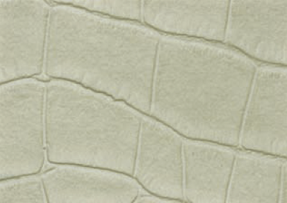 Crocodile Faux Leather - Ermine