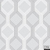 Linkage Grey Trellis Wallpaper