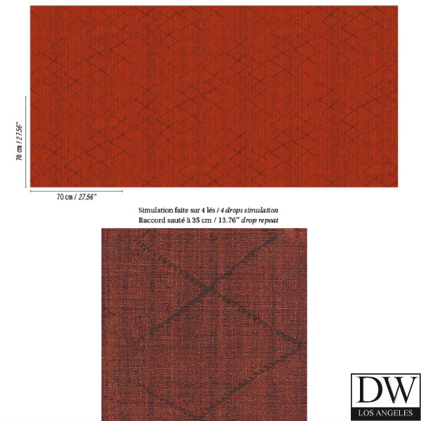 Glam Harlequin on Linen