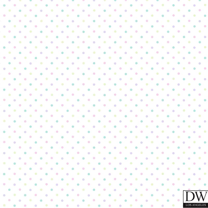 Lilli Lavender Happy Dots Wallpaper